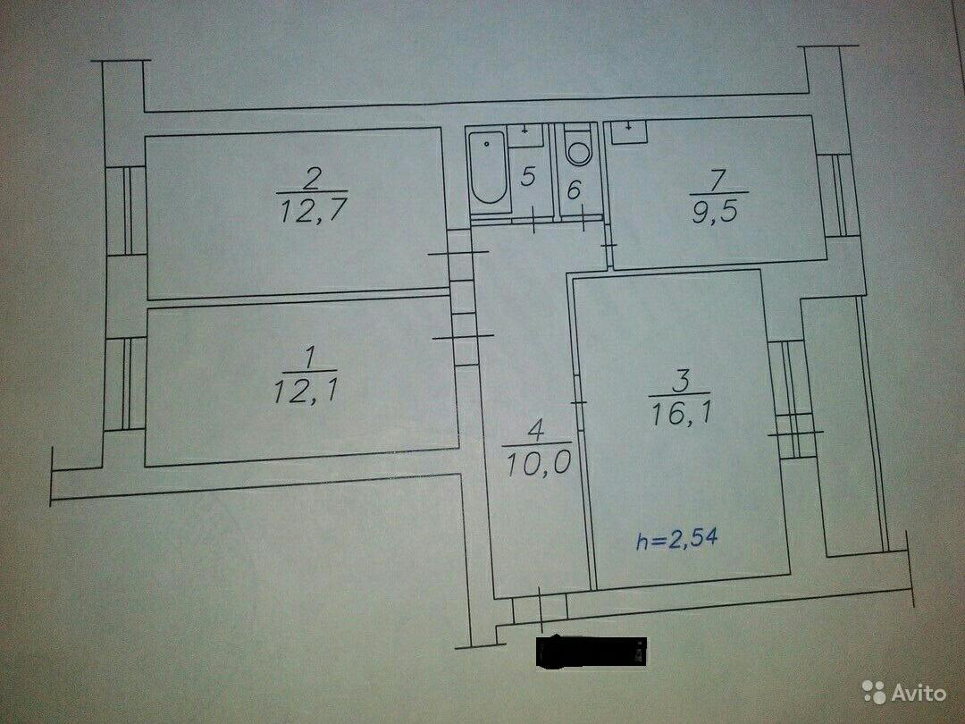 3-к квартира, улица Щорса, 29 фото 4 3-к квартира, улица Щорса, 29 фото 4