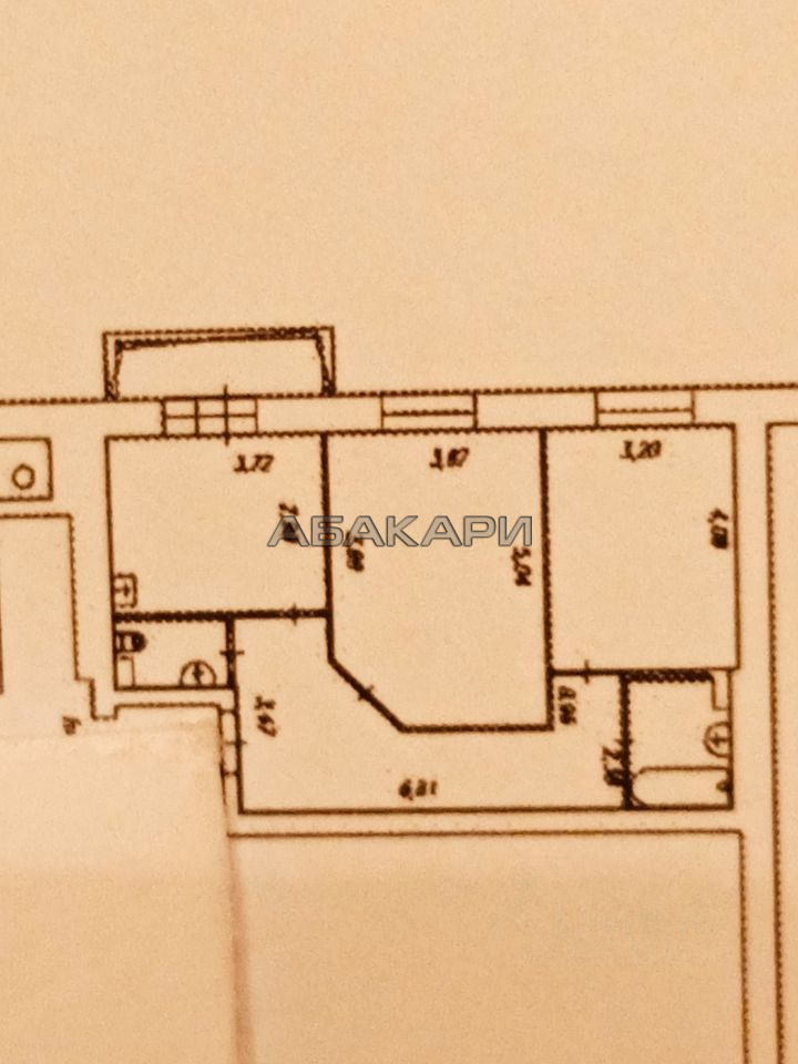 2-комнатная улица Академгородок, 66  за 35000 руб/мес фото 9