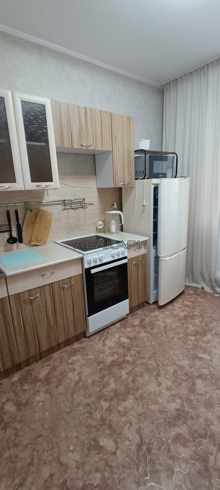 1-комнатная Взлётная улица, 26Г  за 35000 руб/мес фото 1