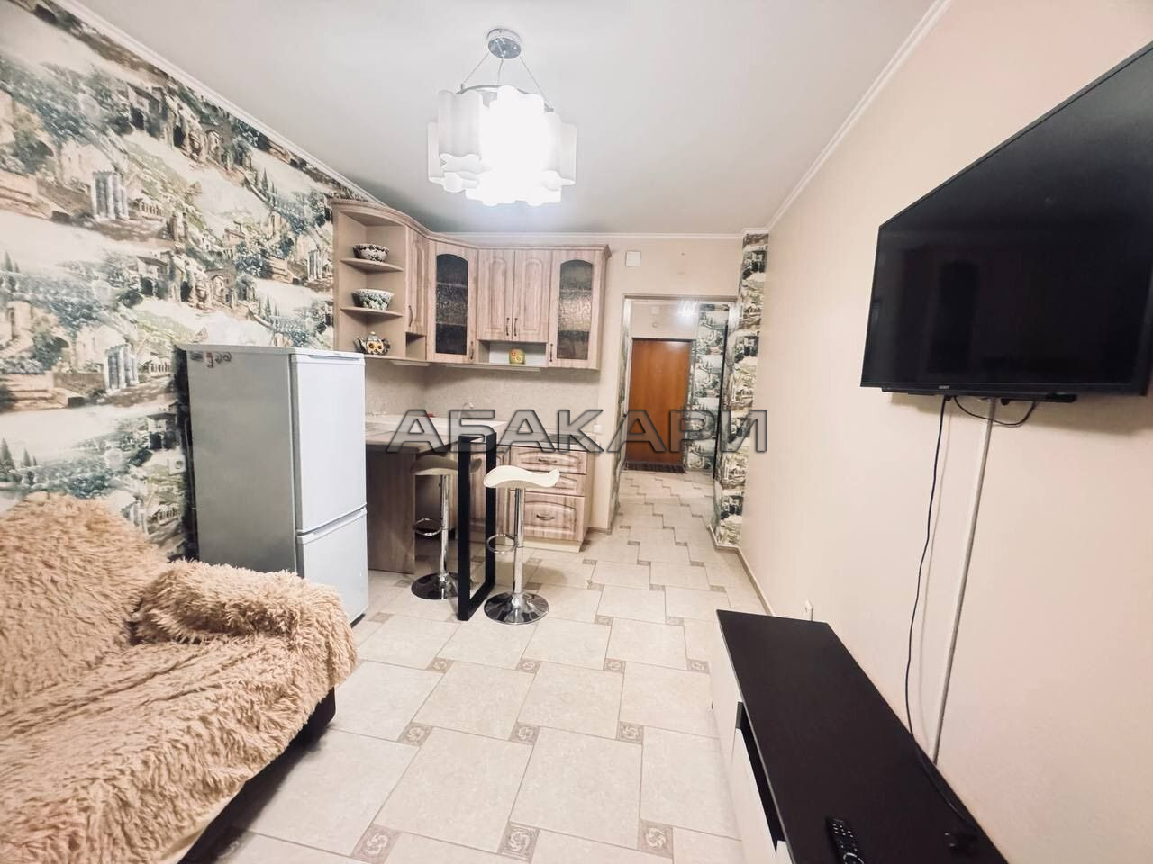1-комнатная Судостроительная улица, 155  за 35000 руб/мес фото 1