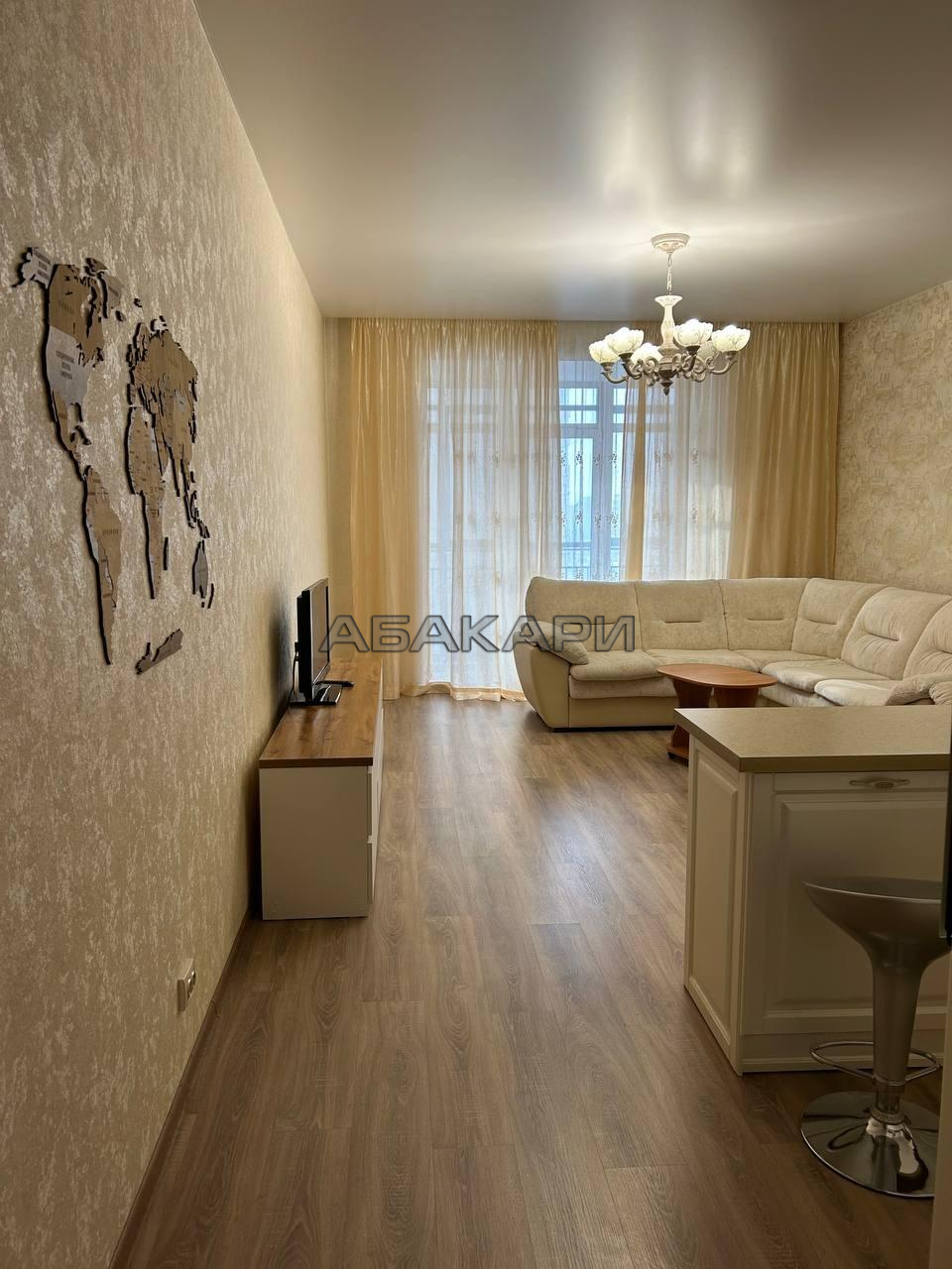 2-комнатная улица Авиаторов, 21  за 63000 руб/мес фото 5