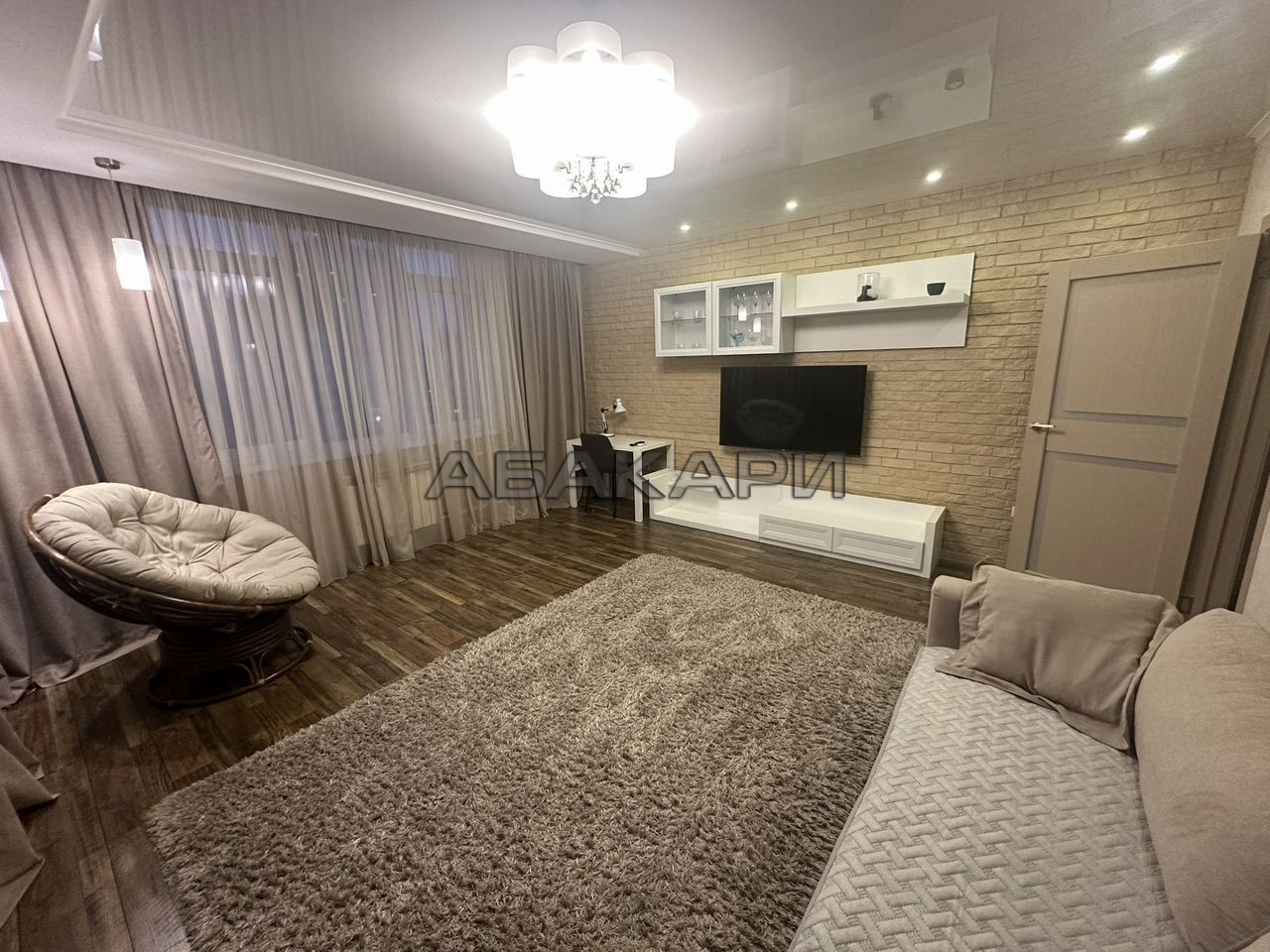 2-комнатная улица Авиаторов, 42  за 60000 руб/мес фото 16