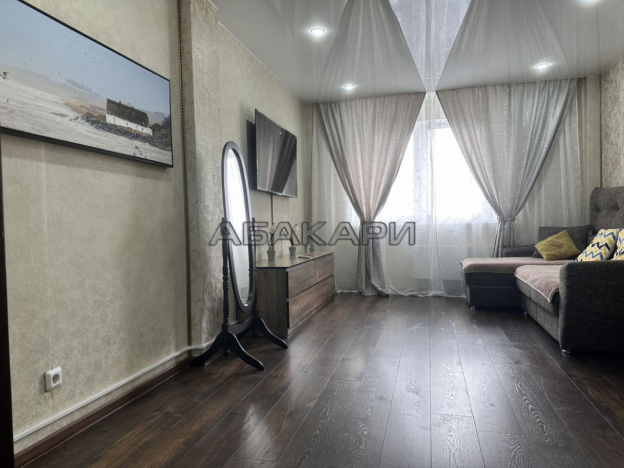 1-комнатная улица Алексеева, 17  за 40000 руб/мес фото 2
