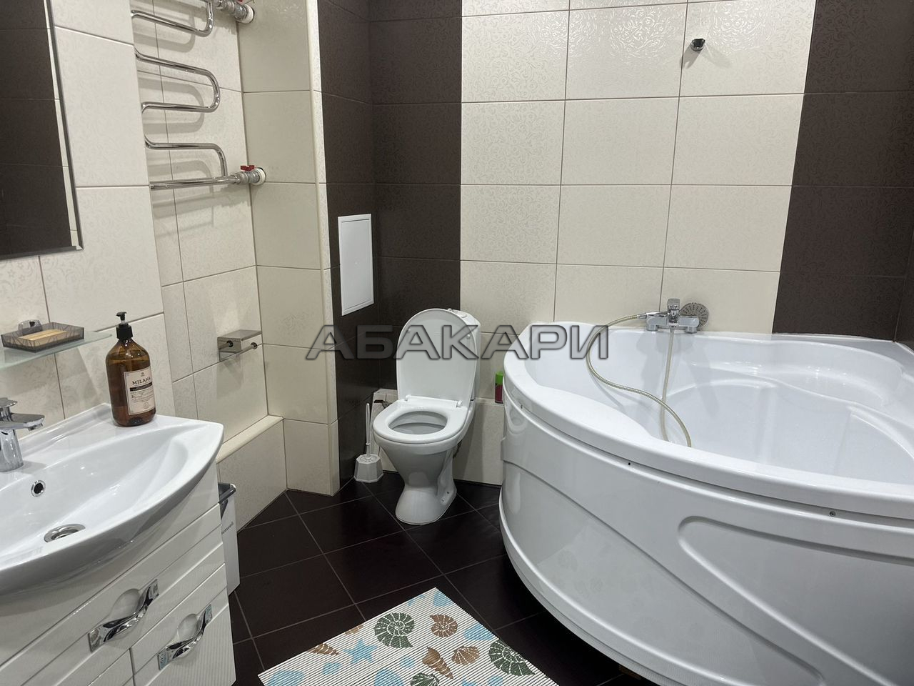 1-комнатная улица Алексеева, 17  за 40000 руб/мес фото 5