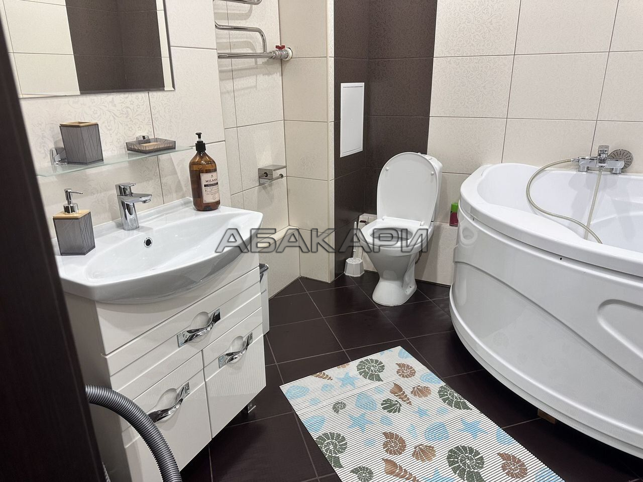 1-комнатная улица Алексеева, 17  за 40000 руб/мес фото 6