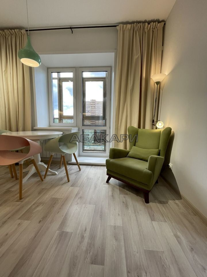 1-комнатная Парусная улица, 5  за 45000 руб/мес фото 14