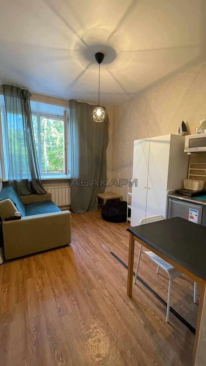 студия улица Академика Киренского, 9А  за 18000 руб/мес фото 1