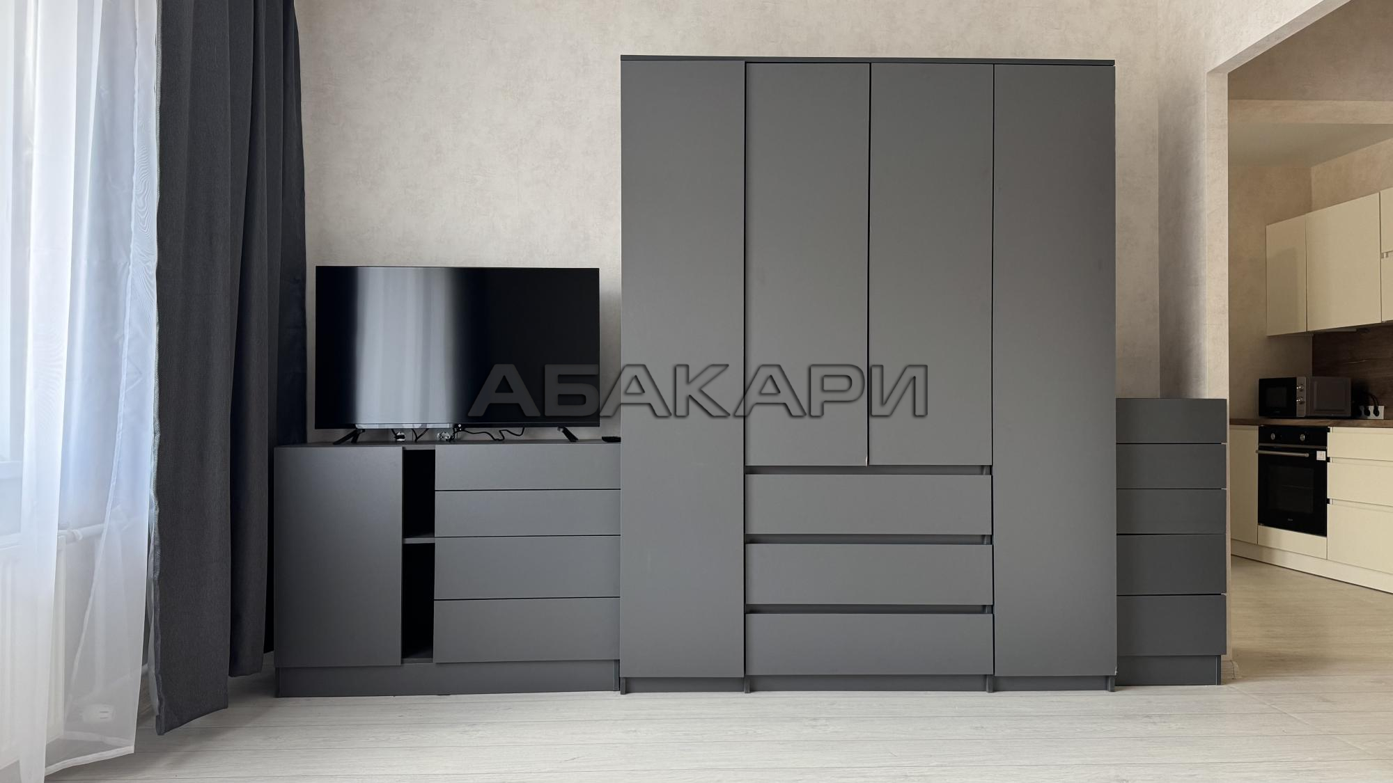 2-комнатная улица Спандаряна, 1Б  за 43000 руб/мес фото 5