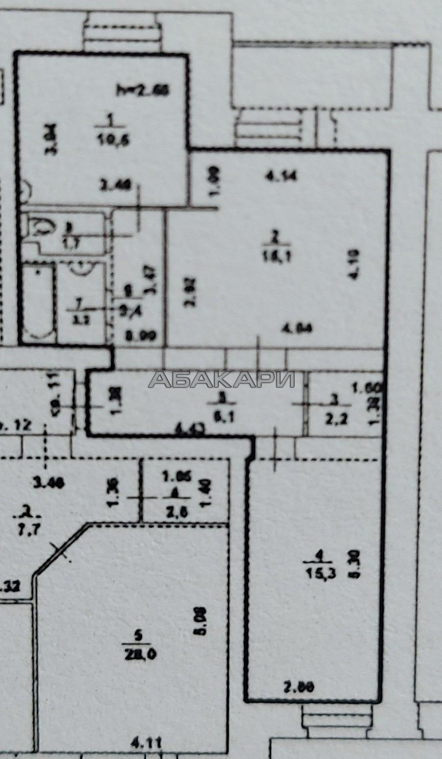 2-комнатная улица Баумана, 6  за 40000 руб/мес фото 14