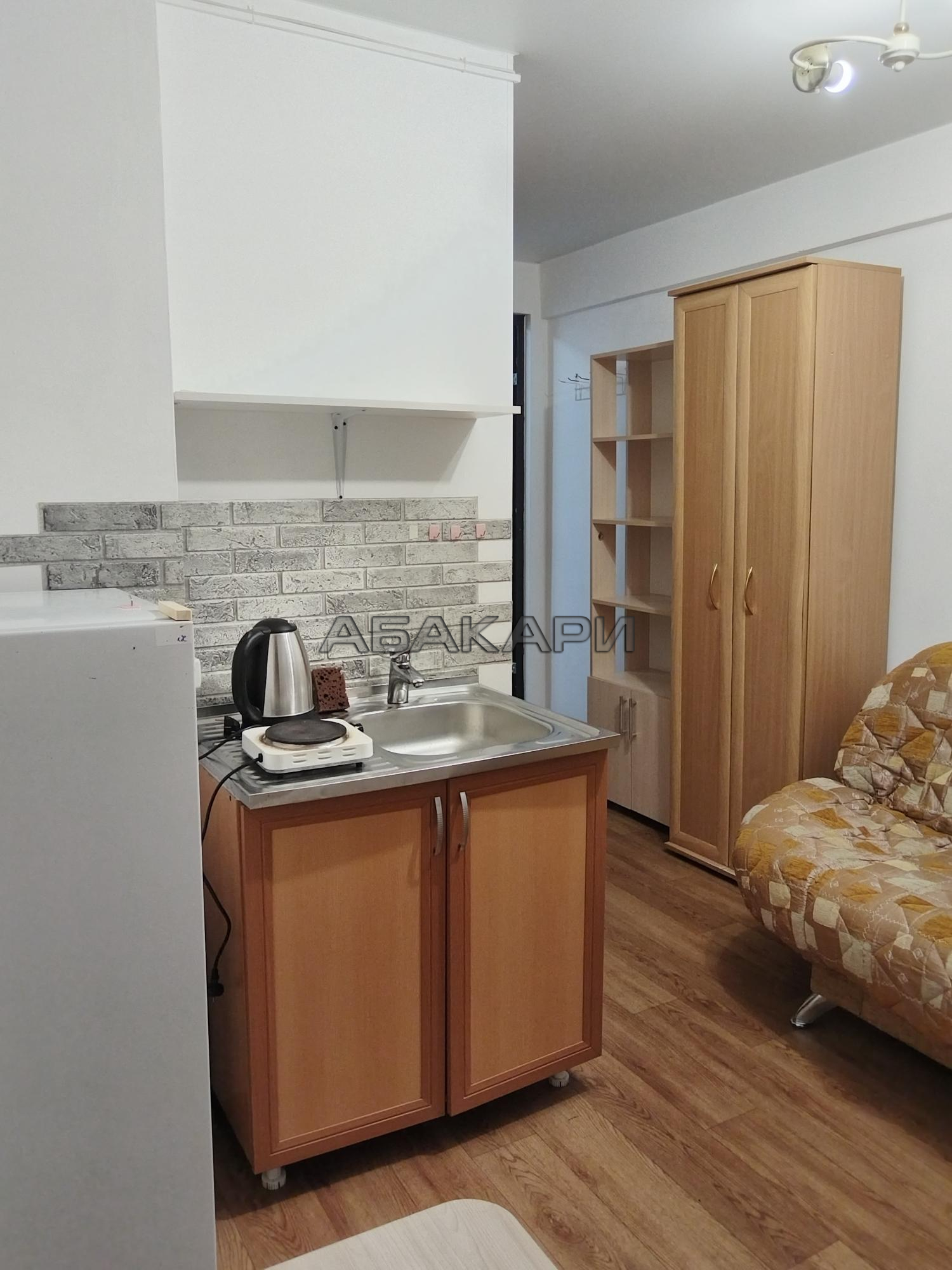 студия улица Анатолия Гладкова, 9  за 19000 руб/мес фото 1