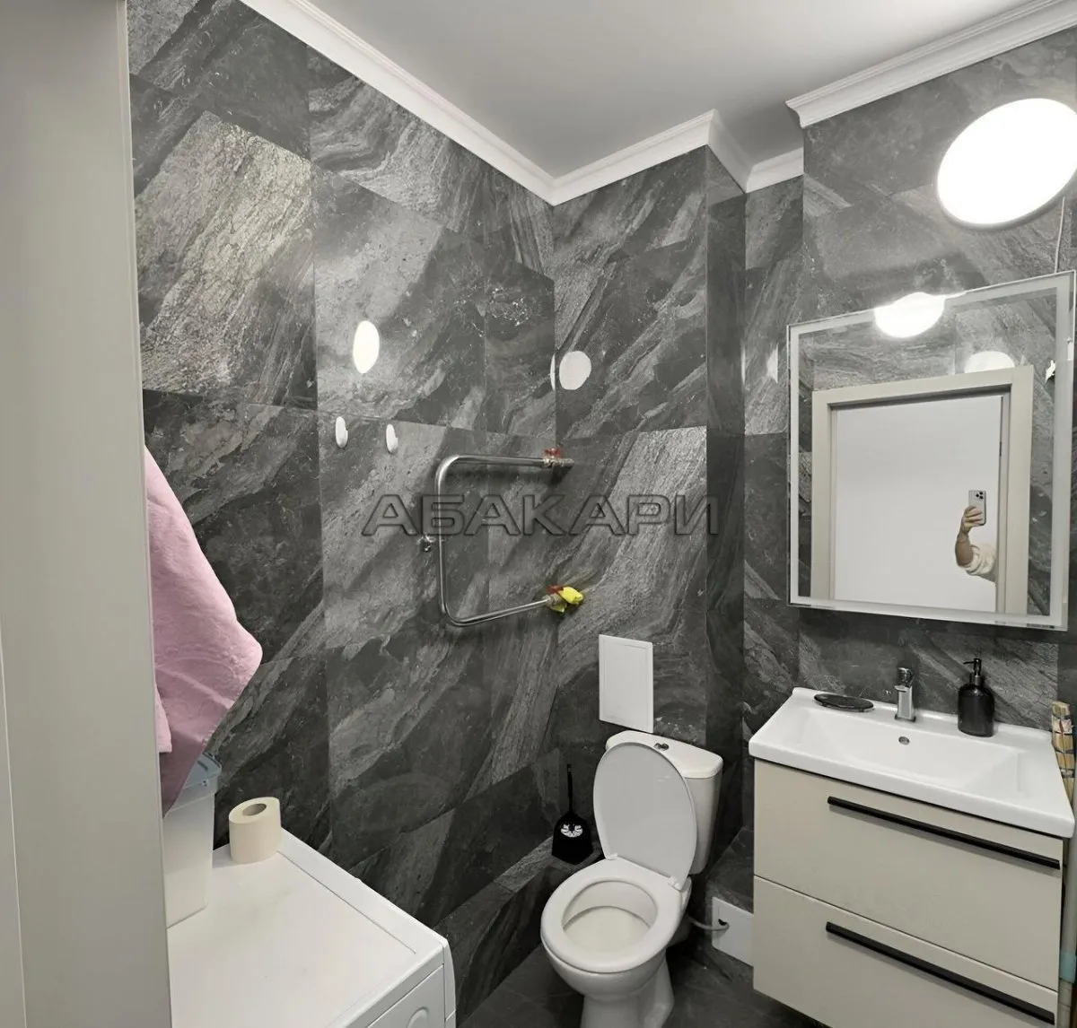 2-комнатная улица Авиаторов, 3  за 57000 руб/мес фото 9