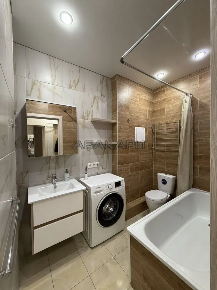 1-комнатная Ярыгинская набережная, 17  за 35000 руб/мес фото 3