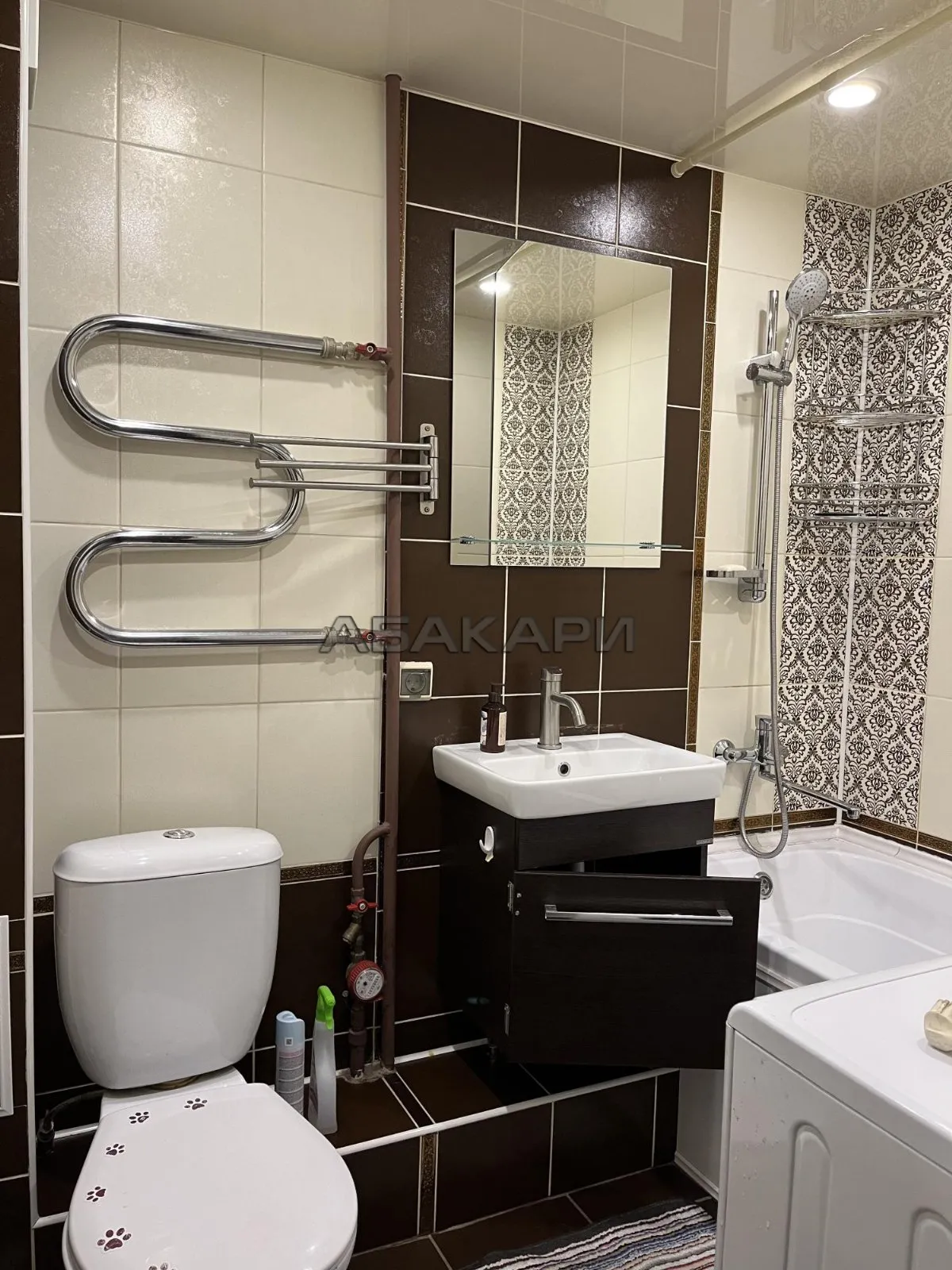 1-комнатная улица Гусарова, 68  за 30000 руб/мес фото 4