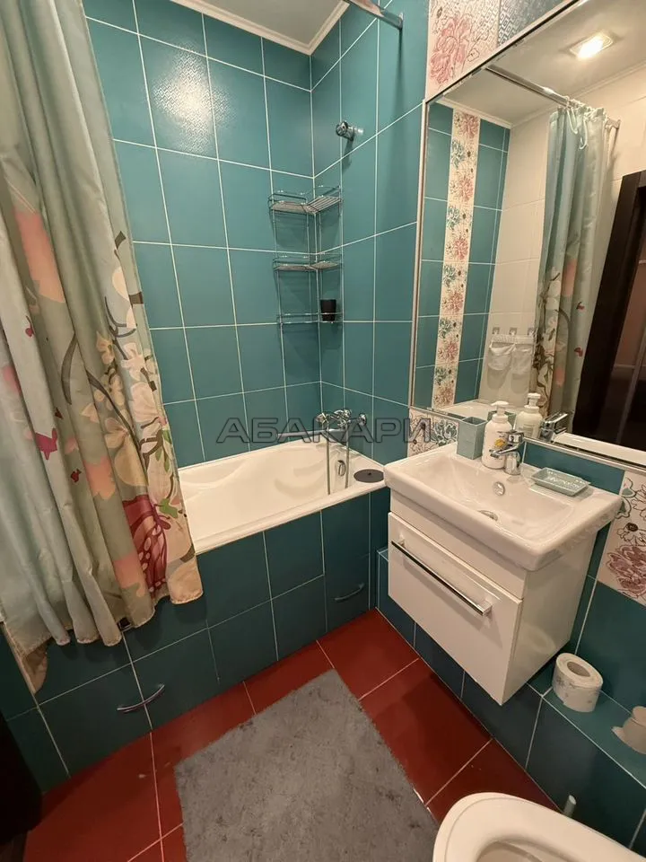 1-комнатная улица Ладо Кецховели, 17А  за 41500 руб/мес фото 10