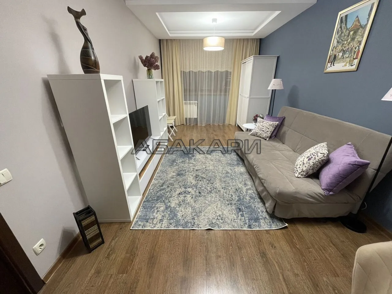 1-комнатная улица Толстого, 17  за 45000 руб/мес фото 1