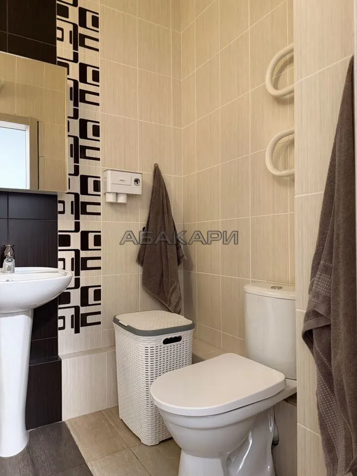 1-комнатная Ярыгинская набережная, 21  за 42000 руб/мес фото 11