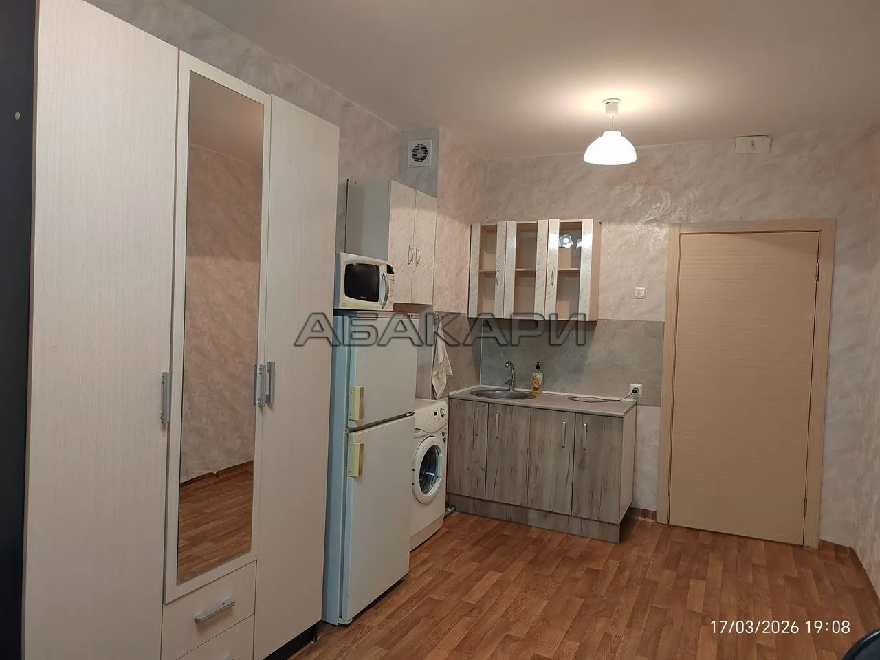 студия улица Вильского, 28  за 22000 руб/мес фото 2