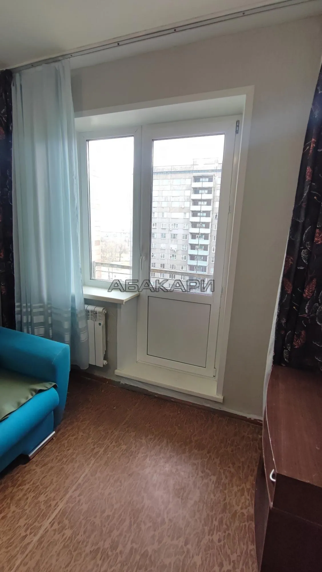 1-комнатная проспект имени Газеты Красноярский Рабочий, 128  за 20000 руб/мес фото 6