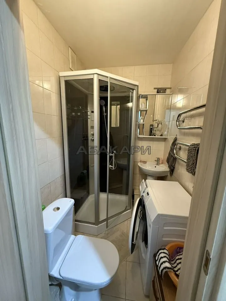 1-комнатная улица Академика Киренского, 9  за 27000 руб/мес фото 14