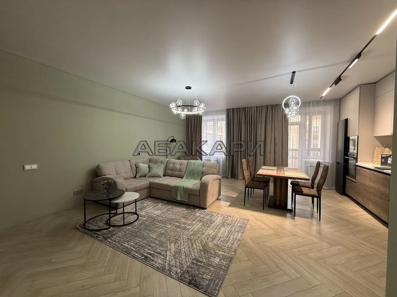 3-комнатная улица Академгородок, 74  за 108500 руб/мес фото 3