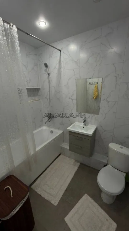 1-комнатная улица Александра Матросова, 36  за 37000 руб/мес фото 7