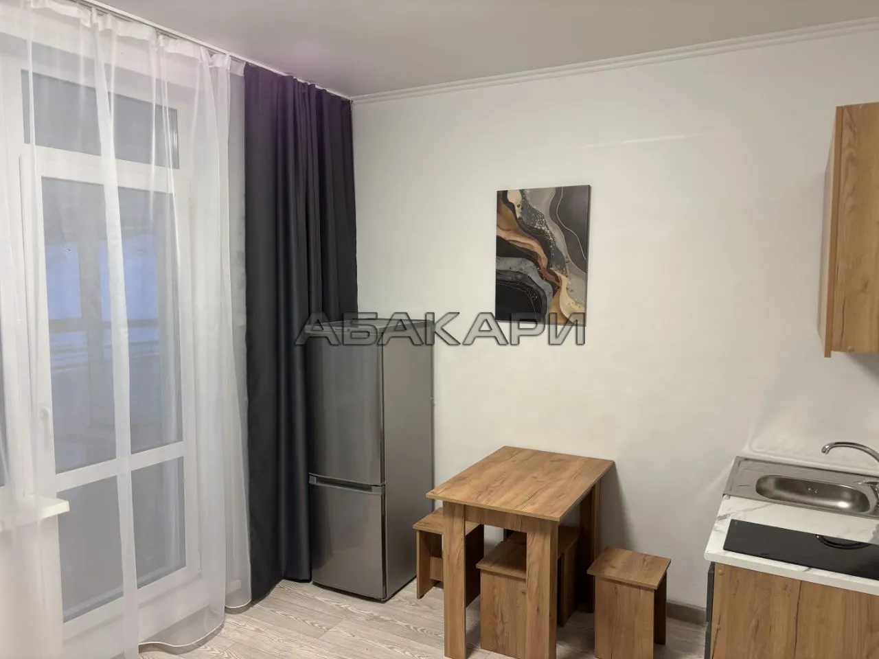 студия улица Академика Киренского, 22  за 25000 руб/мес фото 2